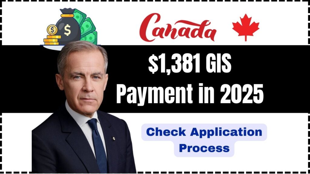 $1,381 GIS Payment in 2025 – Check Application Process and Eligibility Criteria 1 $1,381 GIS Payment in 2025